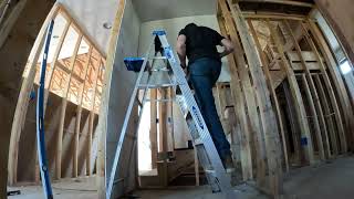 Drywall Installation by myself Timelapse