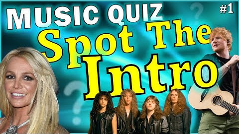 Spot The Intro🎶Guess The Song Music Quiz 🎵