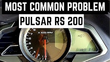 Most Common Problem | Pulsar RS200 |