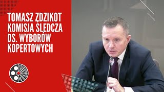 Tomasz Zdzikot - Komisja śledcza ds. "wyborów kopertowych" cz. 2.