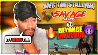 MEGAN THEE STALLION, Beyoncé - SAVAGE (REMIX) | REACTION | (the best)Beyoncé the DEMON