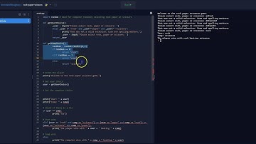 Rock Paper Scissors 02 - Creating Functions