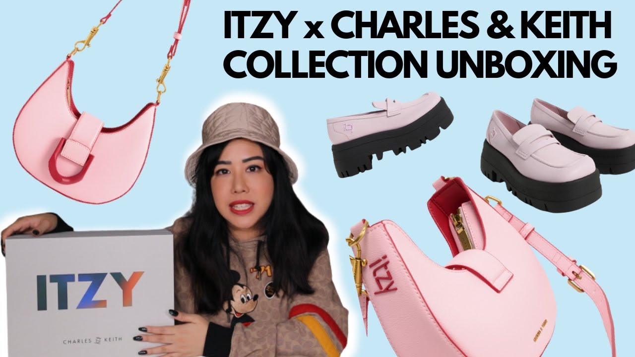 UNBOXING THE ITZY X CHARLES & KEITH COLLABORATION COLLECTION, ITZY  EXCLUSIVE ITEMS