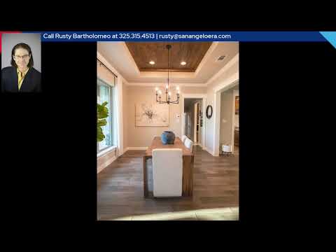 4713 Wolf Creek Dr, San Angelo, TX home video tour