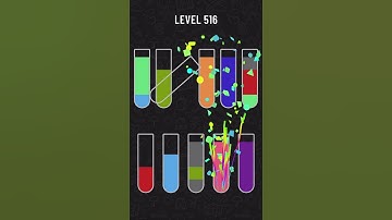 Water sort puzzle game Level 516