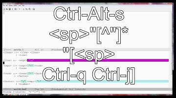 Using Emacs to make a lexical analyser from BNF