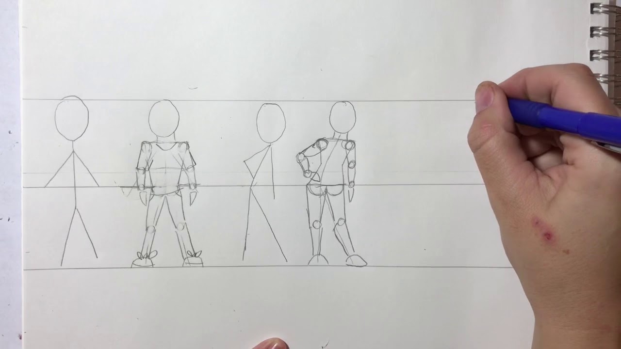 How to draw a stickman (that will help you draw better people