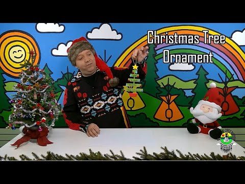 Popsicle stick tree ornament (Grade 5-6)