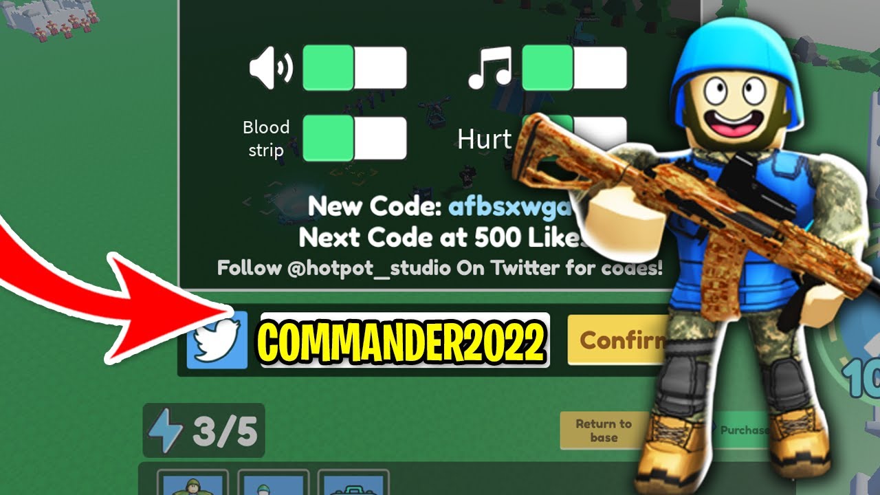 ALL NEW COMMANDER SIMULATOR CODES NEW GAME Codes For Commander Simulator Roblox 2022 YouTube
