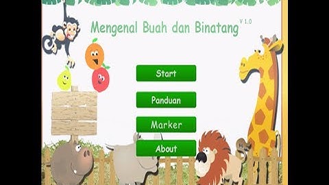 Augmented Reality Pengenalan Buah dan Binatang(Demo Aplikasi)