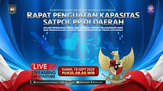 RAPAT PENGUATAN KAPASITAS SATPOL PP DI DAERAH