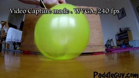 GoPro HERO 3 video capture modes trial for super slow motion