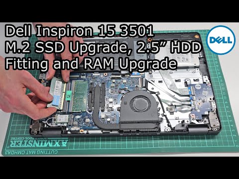Video Dell Inspiron 15 3501 - M.2 SSD Upgrade, 2.5