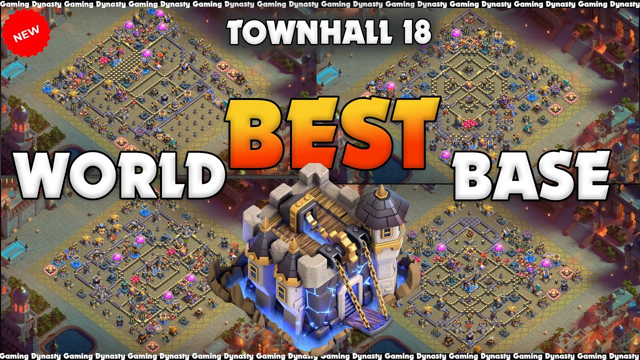 Top 10 Best Town Hall 18 Bases for 1 STARS ! With TH18 War Base Link (Clash of Clans)