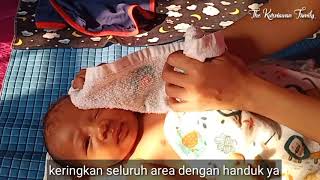 Memandikan Baby New Born , Pijat Dan Berjemur Kegiatan Rutin Pagi Dan Sore Family Vlog