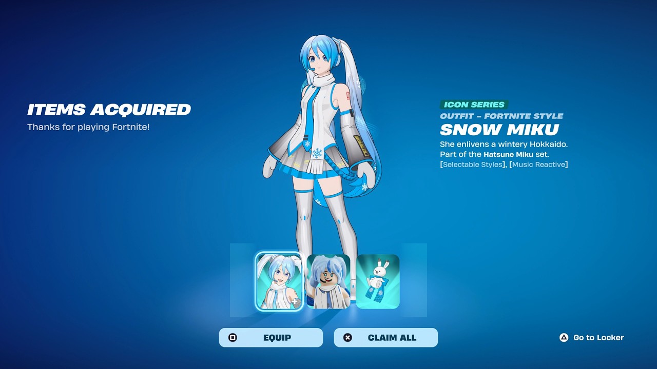 Как получить скин Снежной Мику БЕСПЛАТНО в Fortnite прямо сейчас! (Разблокируйте набор LEGO Снежн...