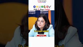 Is Delhi Is National capital or Rape Captial🥶💀 | Boy Well Answered | ♻️🧿🌟✅ #shorts