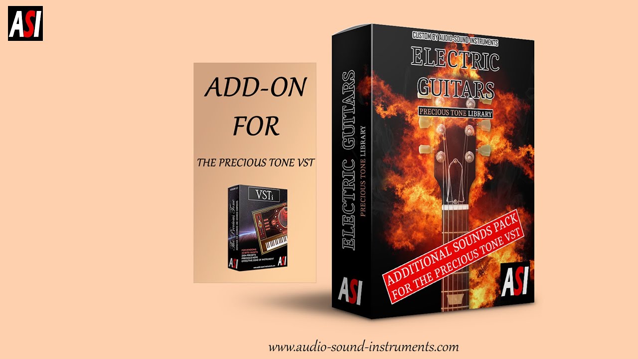 ADDITIONAL PACK Electric Guitars Expansion for The Precious Tone VST Audio Sound