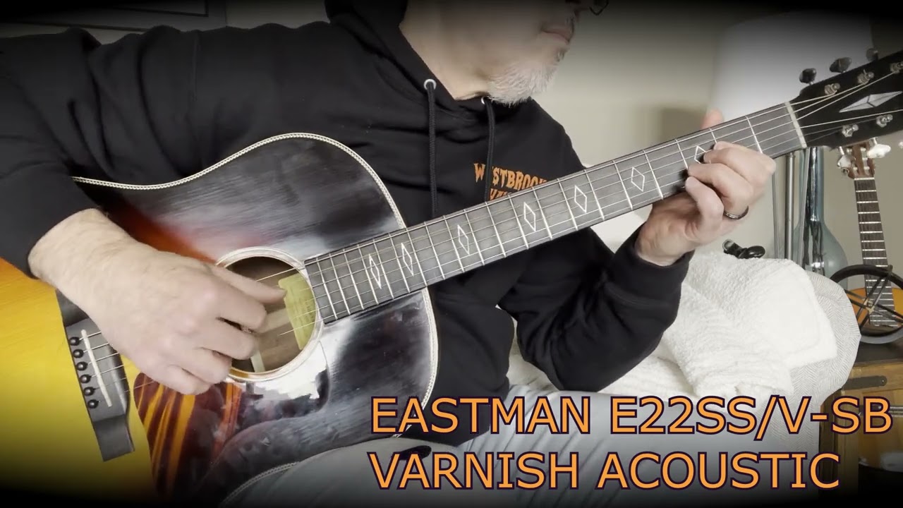 Eastman e22ss-sb Acoustic Demo - YouTube