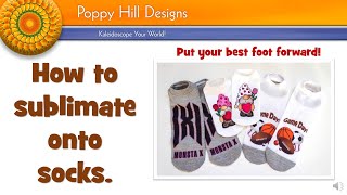 How to make a jig and sublimate on socks for beginners!