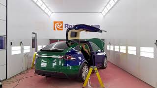 Tesla Model X Wrapping Rosenboom Aalsmeer