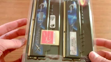 G.Skill RipJawsX 2x4GB 1333MHz CL7 - Unboxing