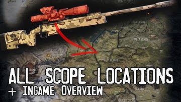 Ghost Recon: Wildlands - ALL SNIPER SCOPE LOCATIONS + OVERVIEW