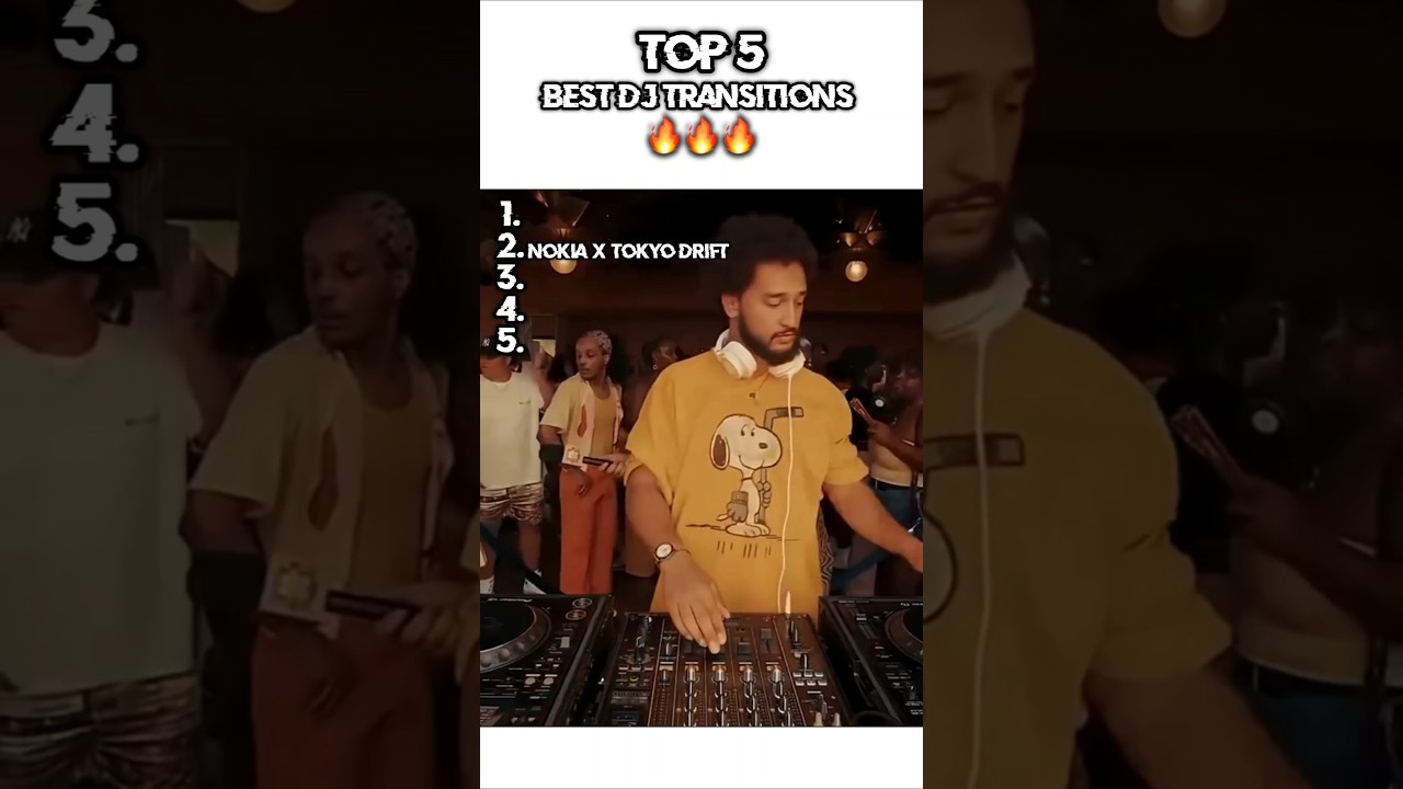 Ranking Top 5 Best DJ Transitions |Nokia Ringtone| #shorts #ranking #top5 #top10 #djtransition #dj