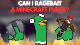 Ragebaiting Minecraft Pvpers