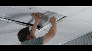 Installing the ZR-RK Series LED Retrofit Troffer