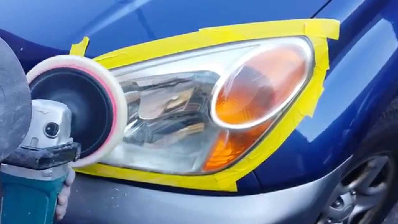 HOW TO RESTORE YOUR OLD DULL YELLOW HEADLIGHTS VERY EASY AND FAST YouTube