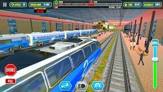 Euro Train Simulator 2021 - European Environment Bullet Train Driving - Android Gameplay #1 screenshot 3