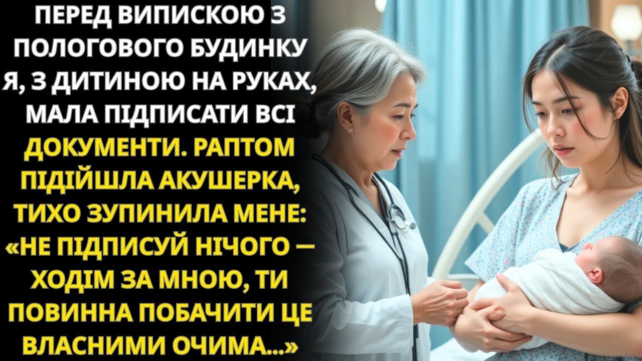 Перед випискою з пологового акушерка зупинила мене «Нічого не підписуй»