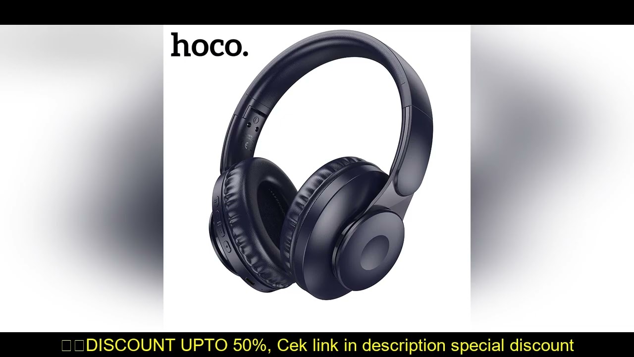 HOCO W45 Wireless Headphone Low Consumption Music Sport Bluetooth 5.3 Headset HiFi Studio 40MM Speak