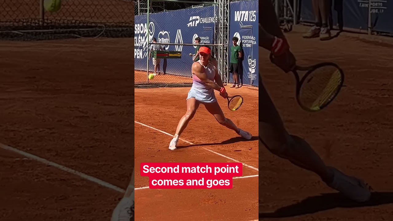 Second match point comes and goes for Dalma Galfi vs Beatriz Castro in Belem Open Round 1 clash #wta