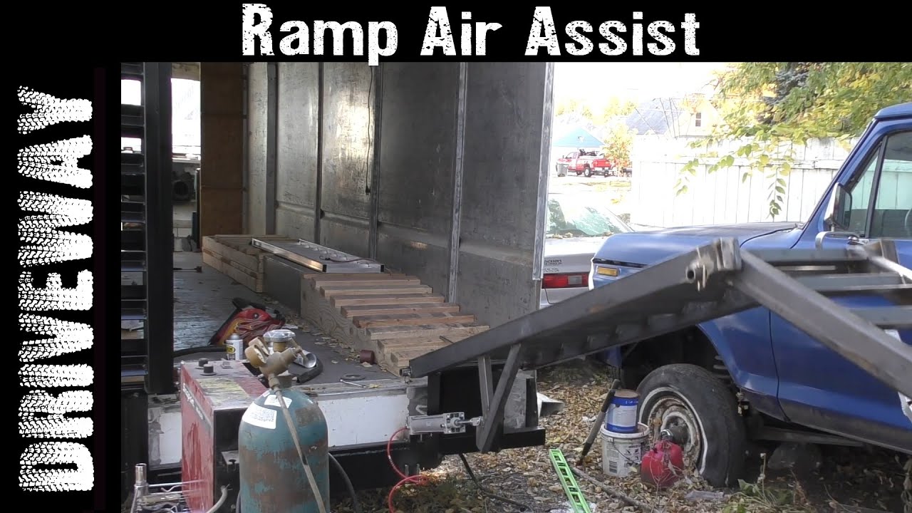 P30 Car Hauler Project: Pneumatic Ramp Assist - YouTube