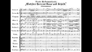 Johann Sebastian Bach - Cantata: Gott der Herr ist Sonn und Schild, BWV 79. {w/ score.}