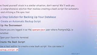 How to Backup Your PostgreSQL Database on Windows or Linux