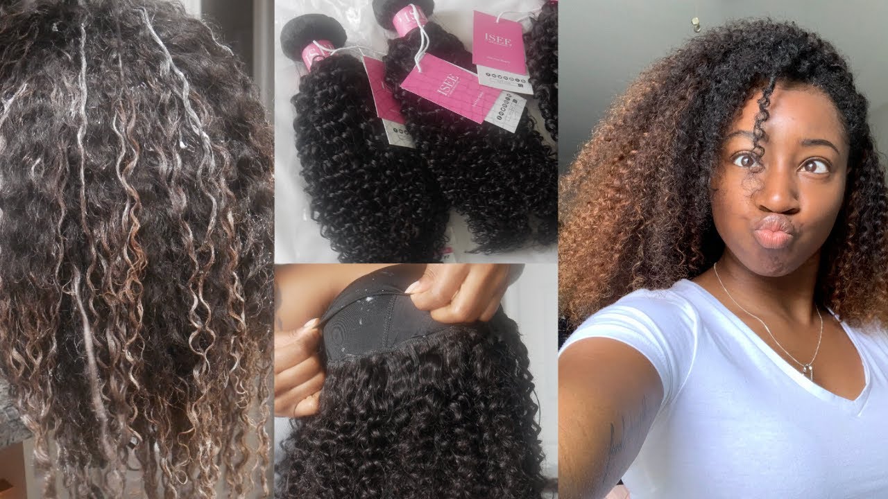 Kinky Curly Flip Over Wig | ISEE Hair - YouTube
