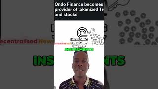 Ondo Finance: Tokenizing Real World Yield for DeFi #shorts