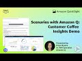Scenarios with Amazon Q in QuickSight: Customer Coffee Insights