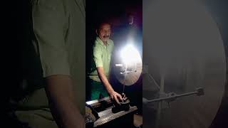 Fitting ball bearing in rice grinding machine. #craftmanshipmatters #lathework #viralvideoシ