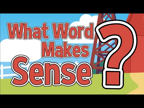 What Word Makes Sense?