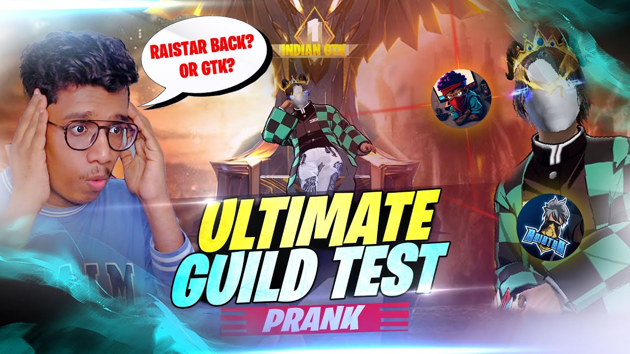 MOST DANGEROUS 🥵🔥GUILD TEST PRANK 🥶ON @AkshayAkz IN LIVE😱🔥 | TEAM LAVA GUILD TEST| INDIAN GTK | RZL