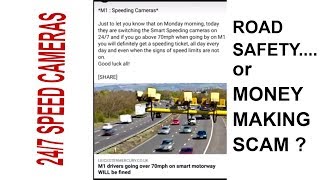 24/7 Speed cameras on M1 set to 70mph: are they just a money making scam