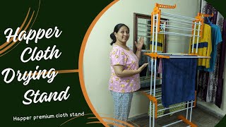 Best Cloth Drying Stand - Foldable & Light weight - How to install - @happer4315 Bnaye life Asan