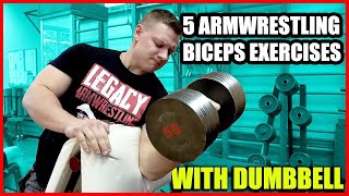 The Top 5 Dumbbell Exercises for Arm Wrestling Training