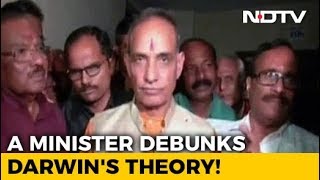 Claiming that the theory of evolution put forth by naturalist charles
robert darwin was "scientifically wrong", junior education minister
satyapal singh says...