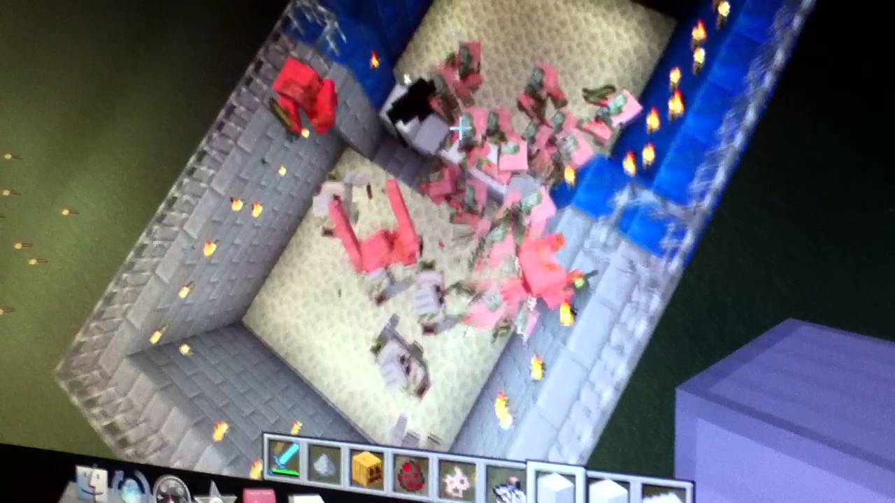 Zombie Pigmen vs. Iron Golems YouTube