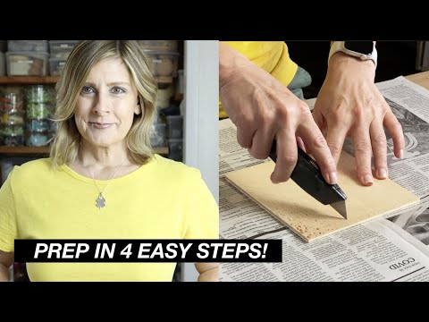 HOW TO PREPARE WOOD FOR MOSAIC | Easy Step-by-Step Process